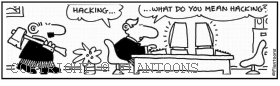 computer cartoon