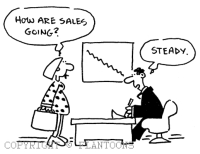 sales cartoon