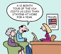 travel cartoon