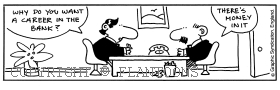 bank cartoon