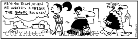 bank cartoon