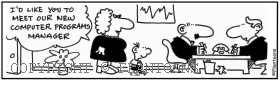 computer cartoon