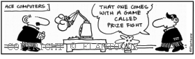 computer cartoon