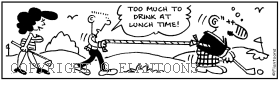 golf cartoon