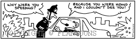 police cartoon