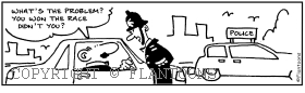 police cartoon