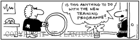 training cartoon